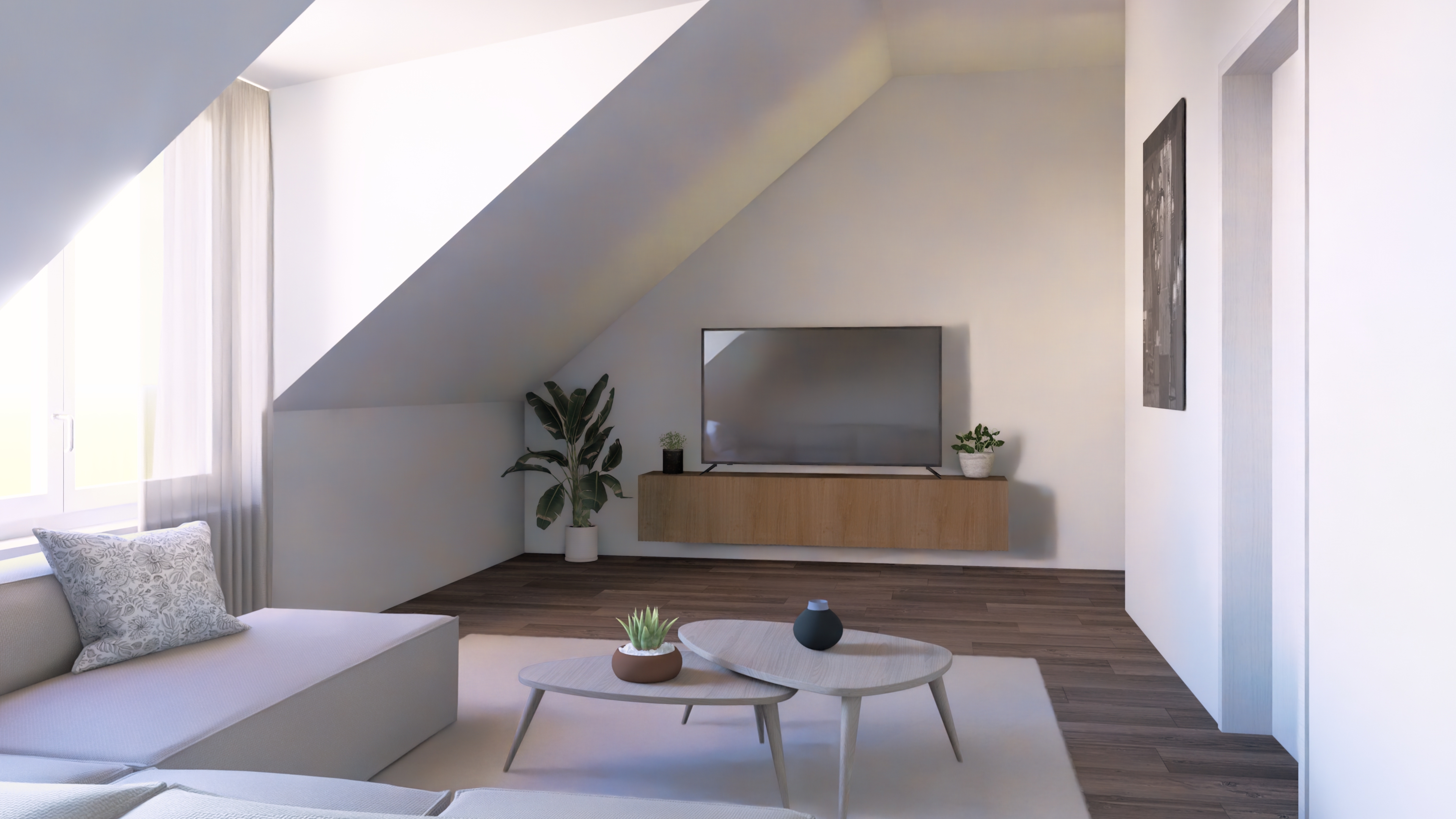 Modern 6.5 room semi-detached house C.2 in Oberkulm AG