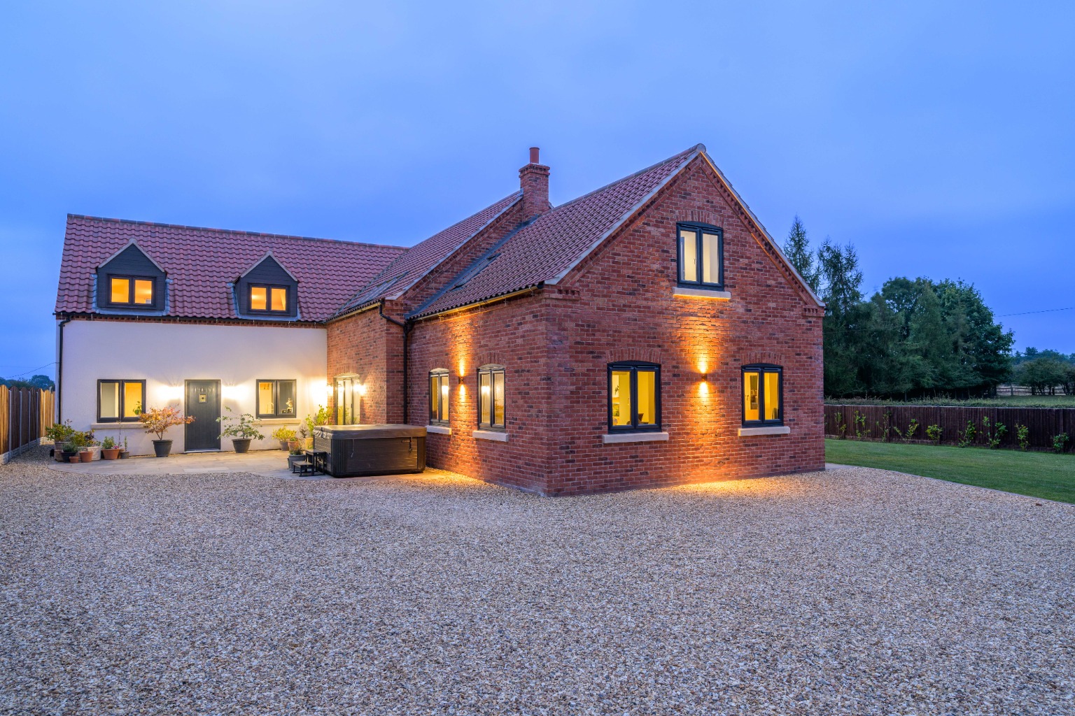 This magnificent home, boasting excellent energy efficiency credentials, has been intricately constructed and designed by the