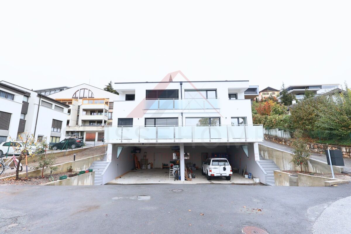 Grimisuat - Last contemporary semi-detached villa Minergie with spectacular views of the Alps