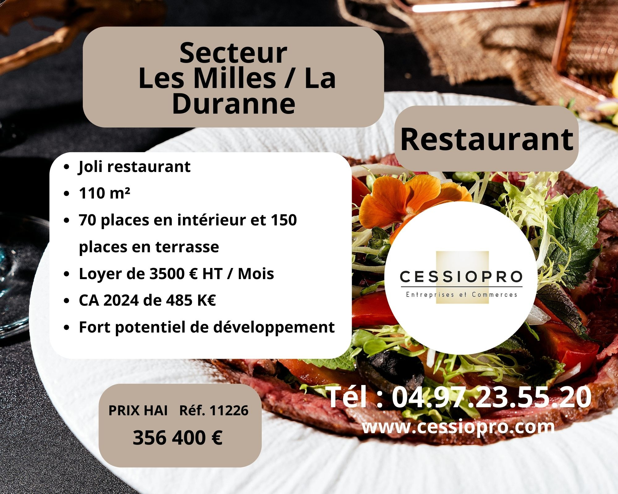 For sale Restaurant Les Milles / La Duranne