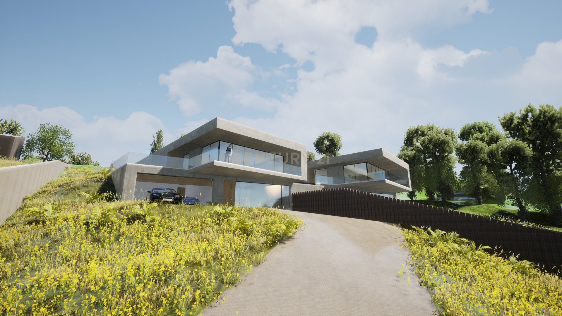 Exclusive Land with Approved Project for Two Luxury Homes 10 Minutes from the Sea