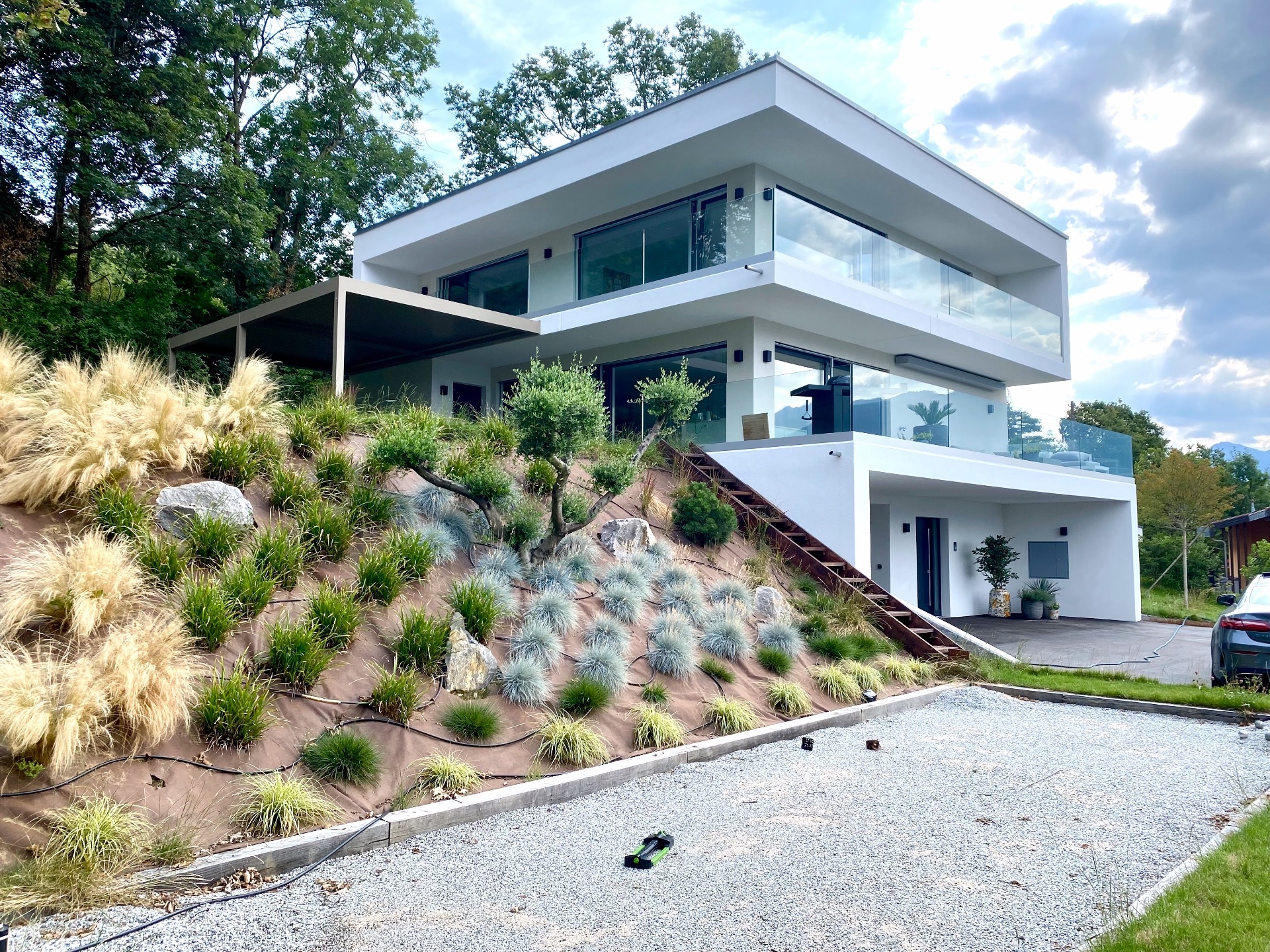 Magnificent contemporary villa in Grimisuat - Panoramic view and exceptional setting