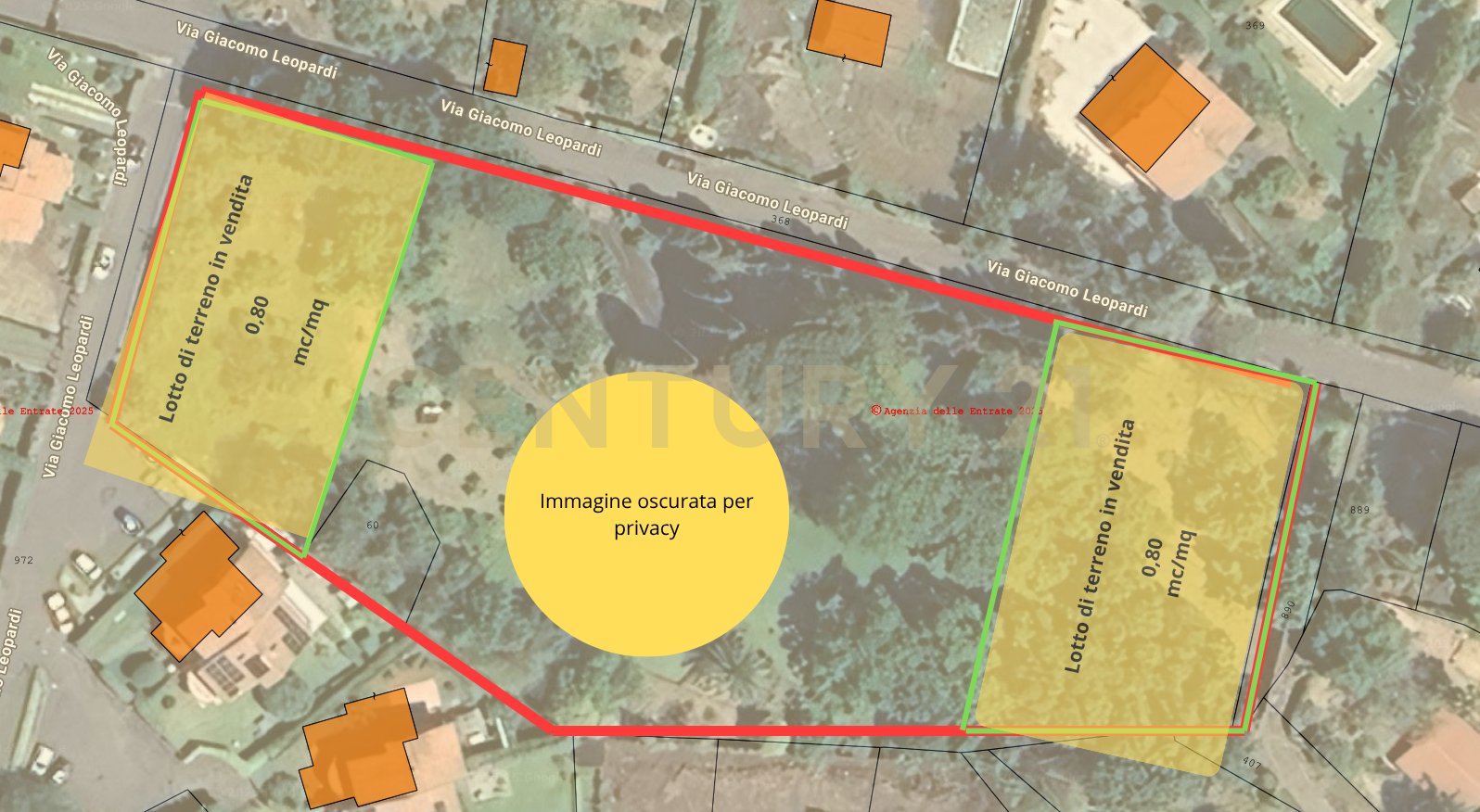 Land Plot for sale, Via Giacomo Leopardi (Viagrande, Italy)