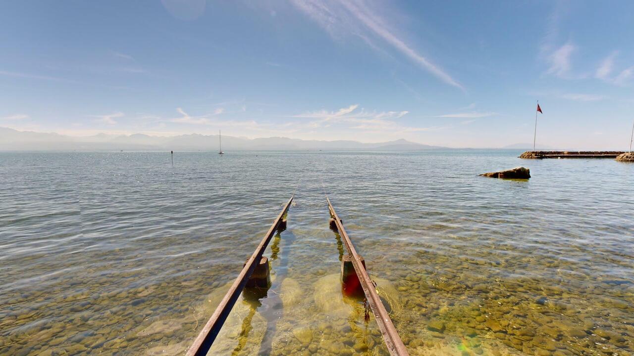 Magnificent Waterfront Plot with Construction Project