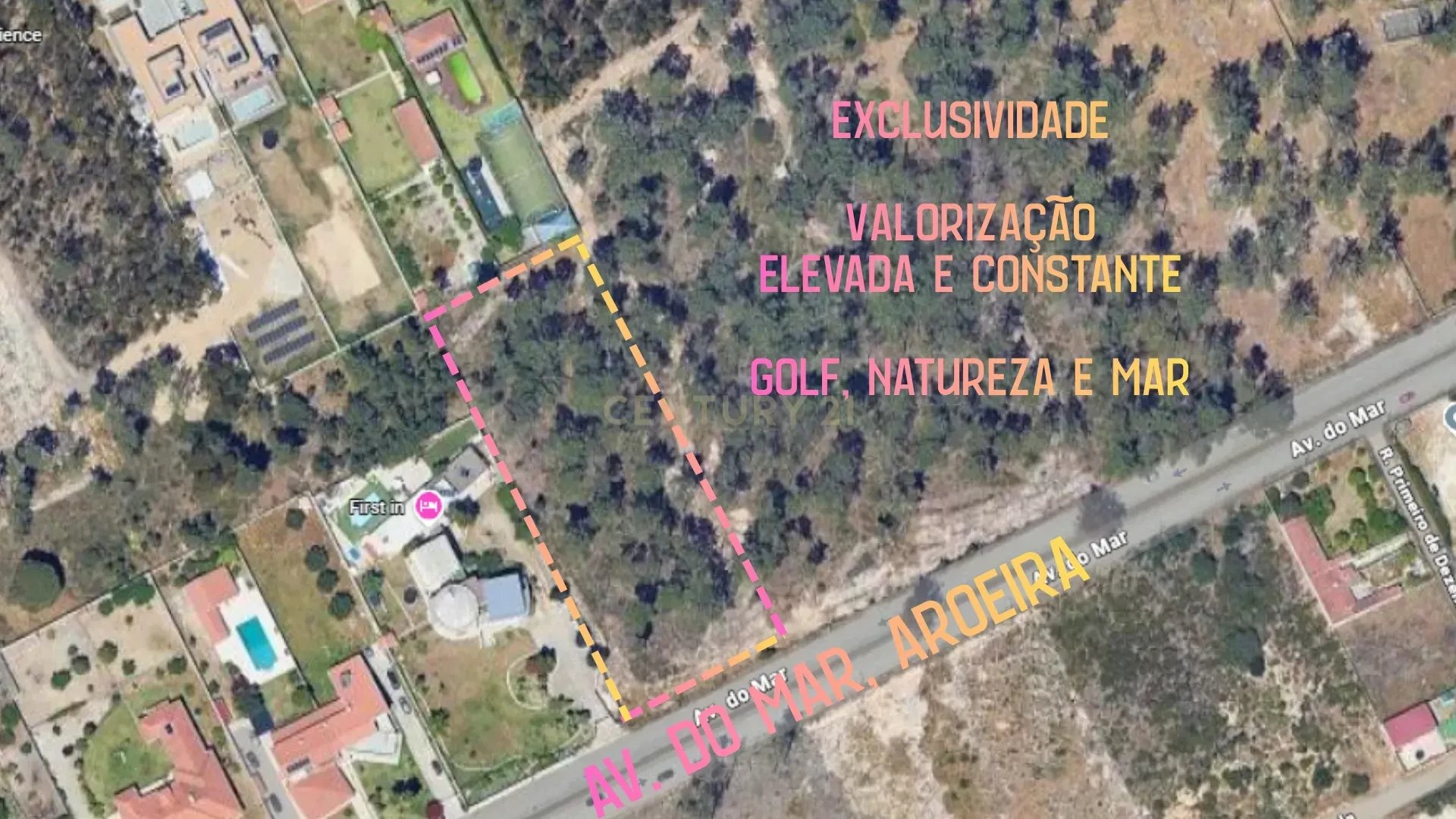Exclusive 5,000m² Plot in Aroeira for House Construction.