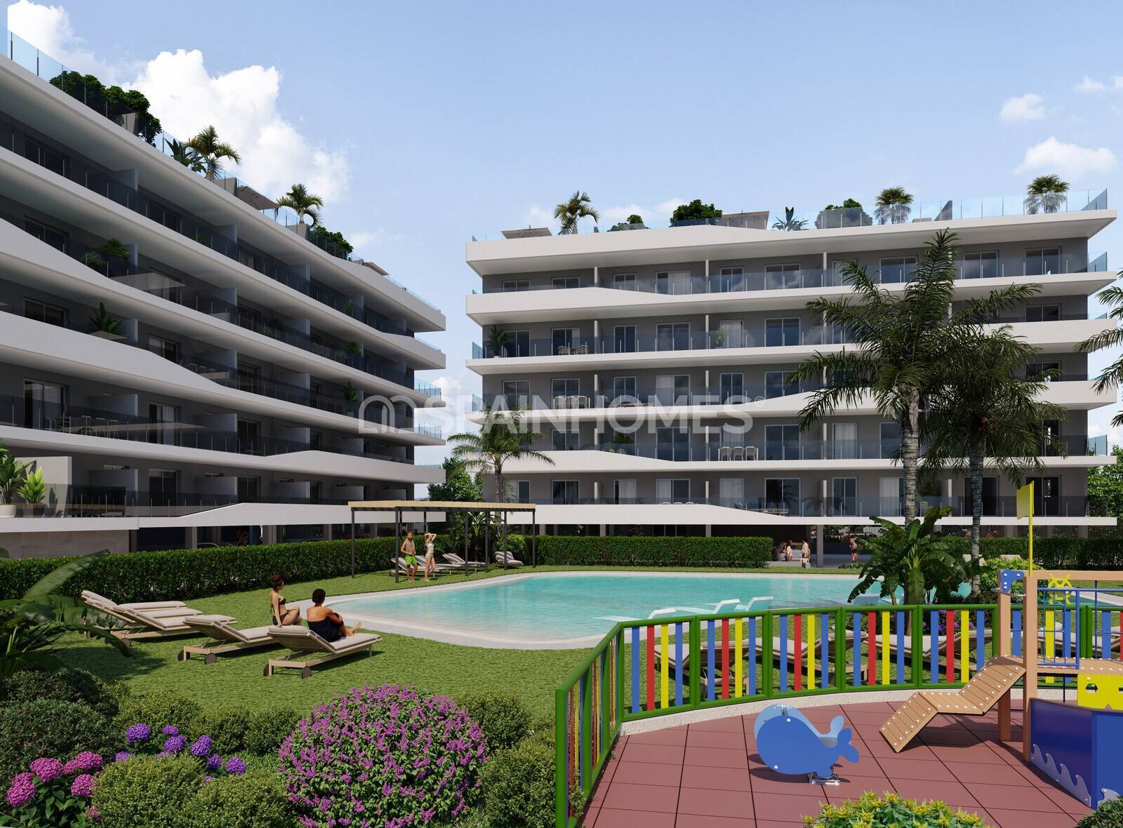 Sea Views Apartments in a Complex in Santa Pola Alicante
