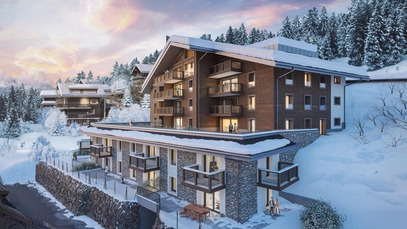 2.5 room apartments in a new residence in Gryon