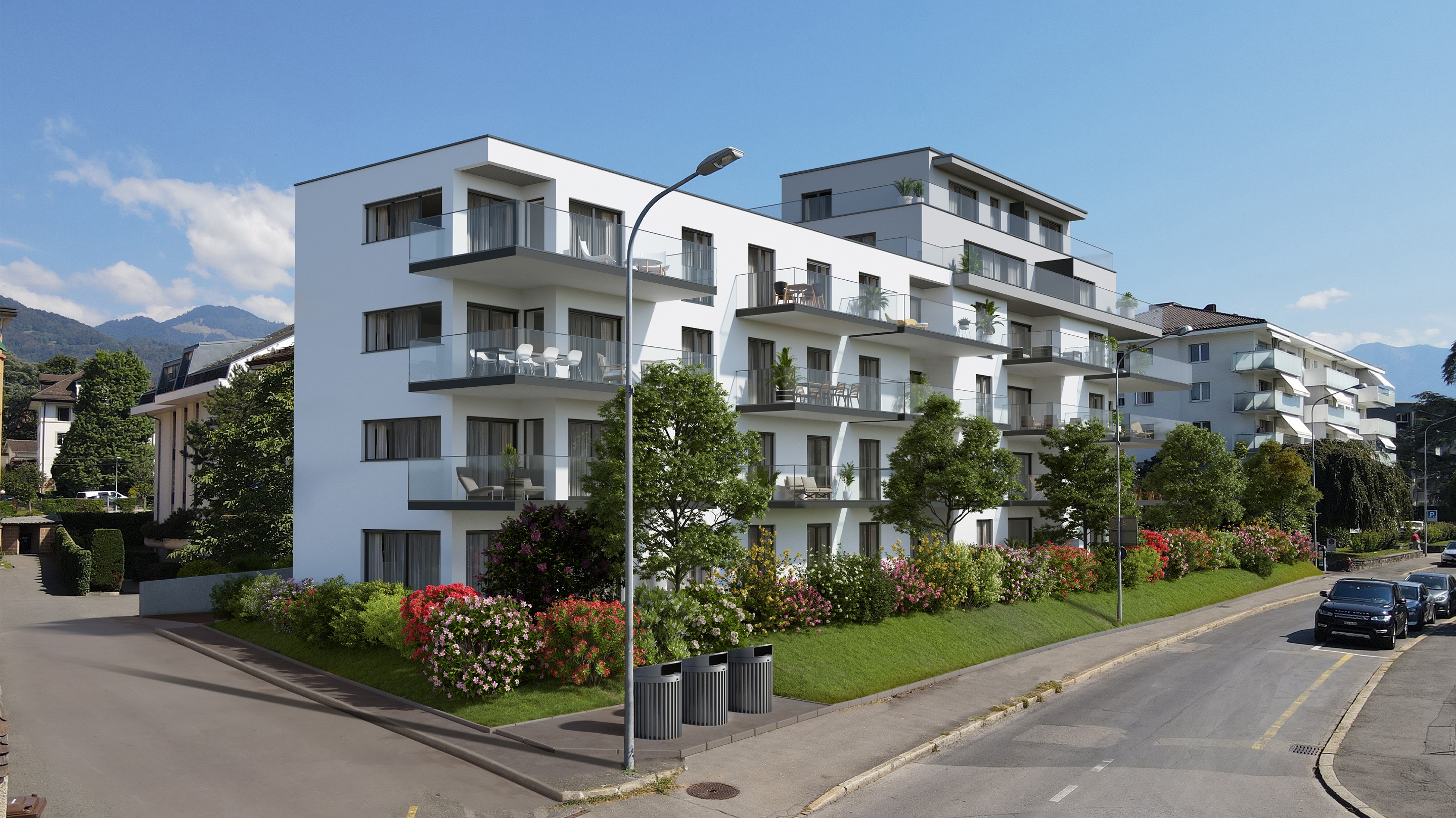 New 4.5 room apartment with 2 terraces in La Tour-de-Peilz