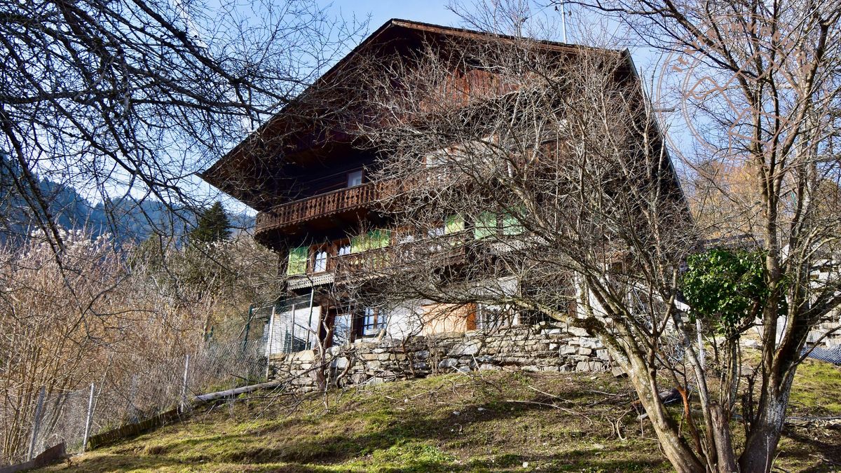 Typical chalet of the Illiez valley