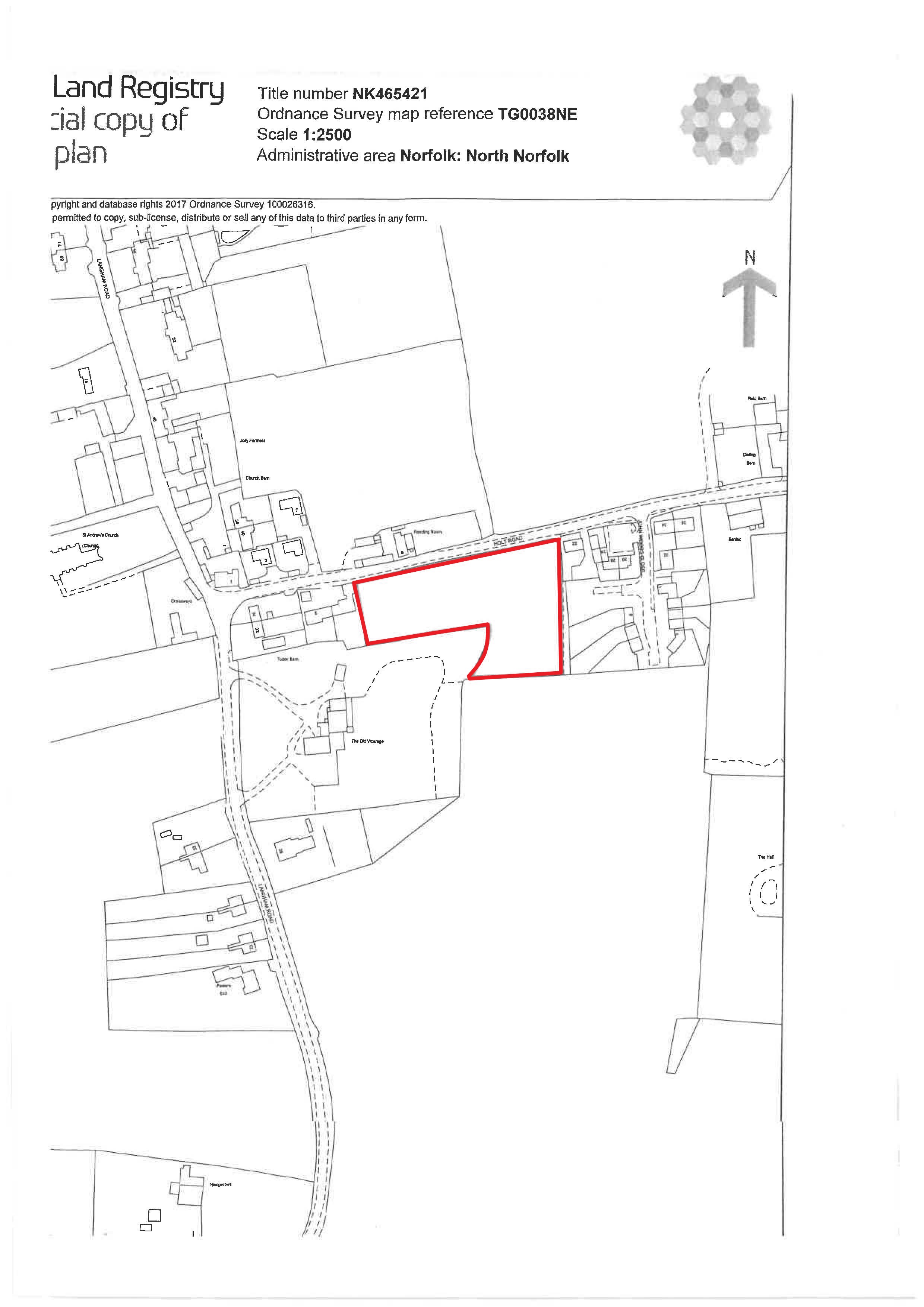 Under Offer: Land for sale in Field Dalling, Holt