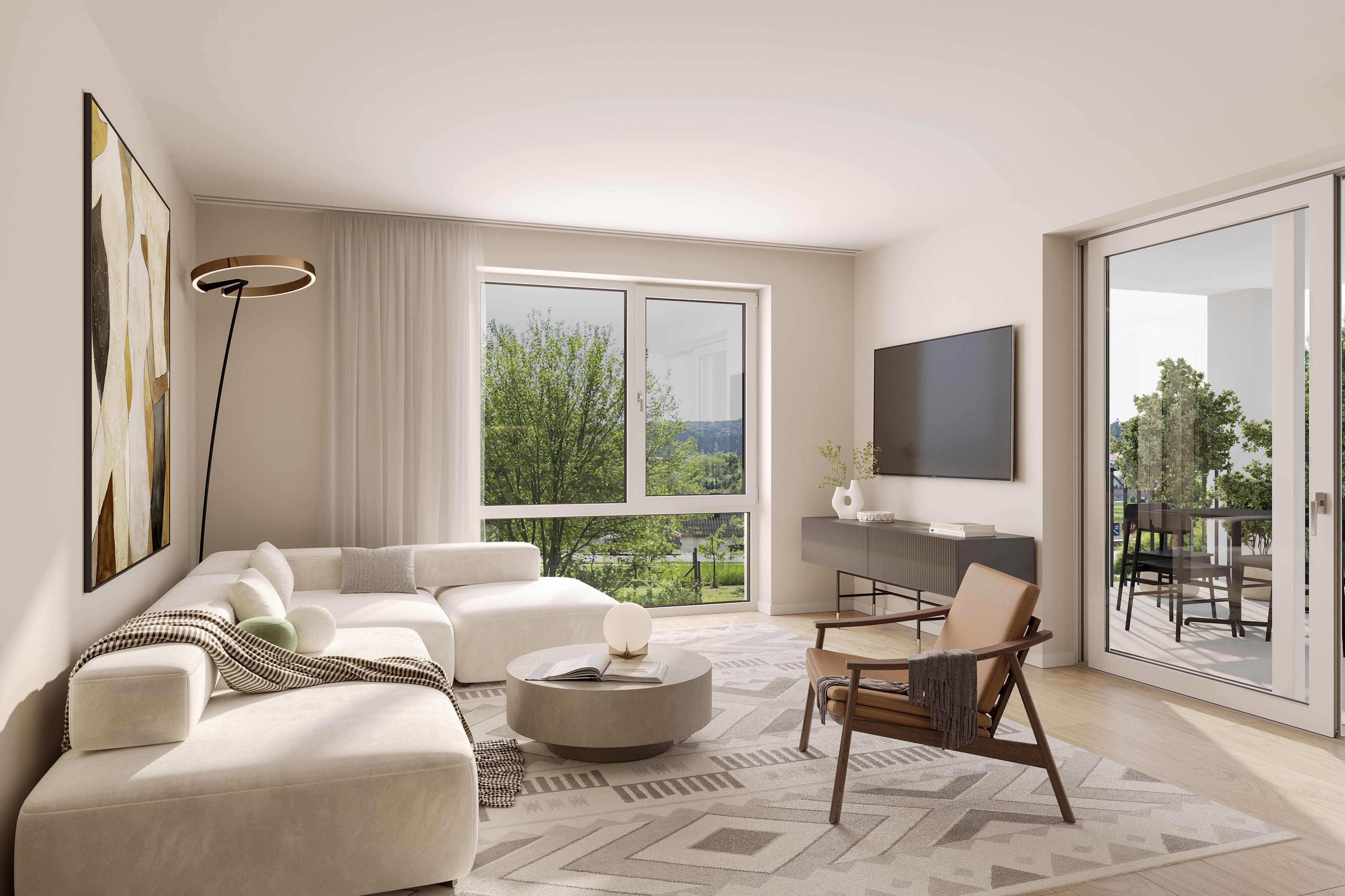 4.5-room new building with a view of the countryside in Schaffhausen