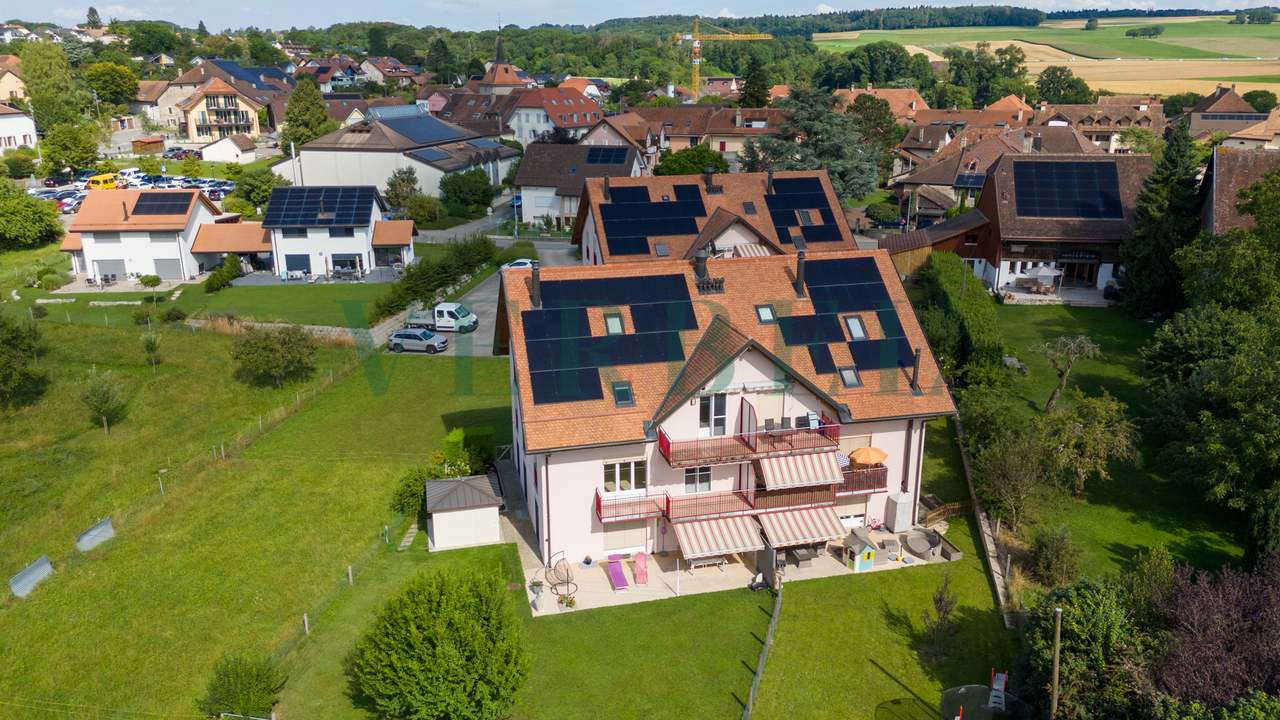 Exceptional duplex penthouse 10 minutes from Lausanne