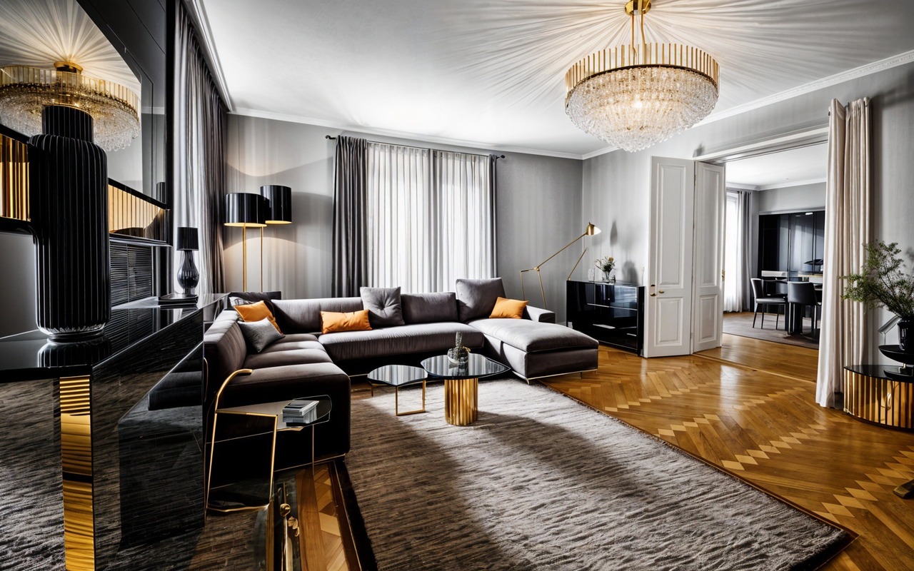 Large renovated apartment with condominium studio