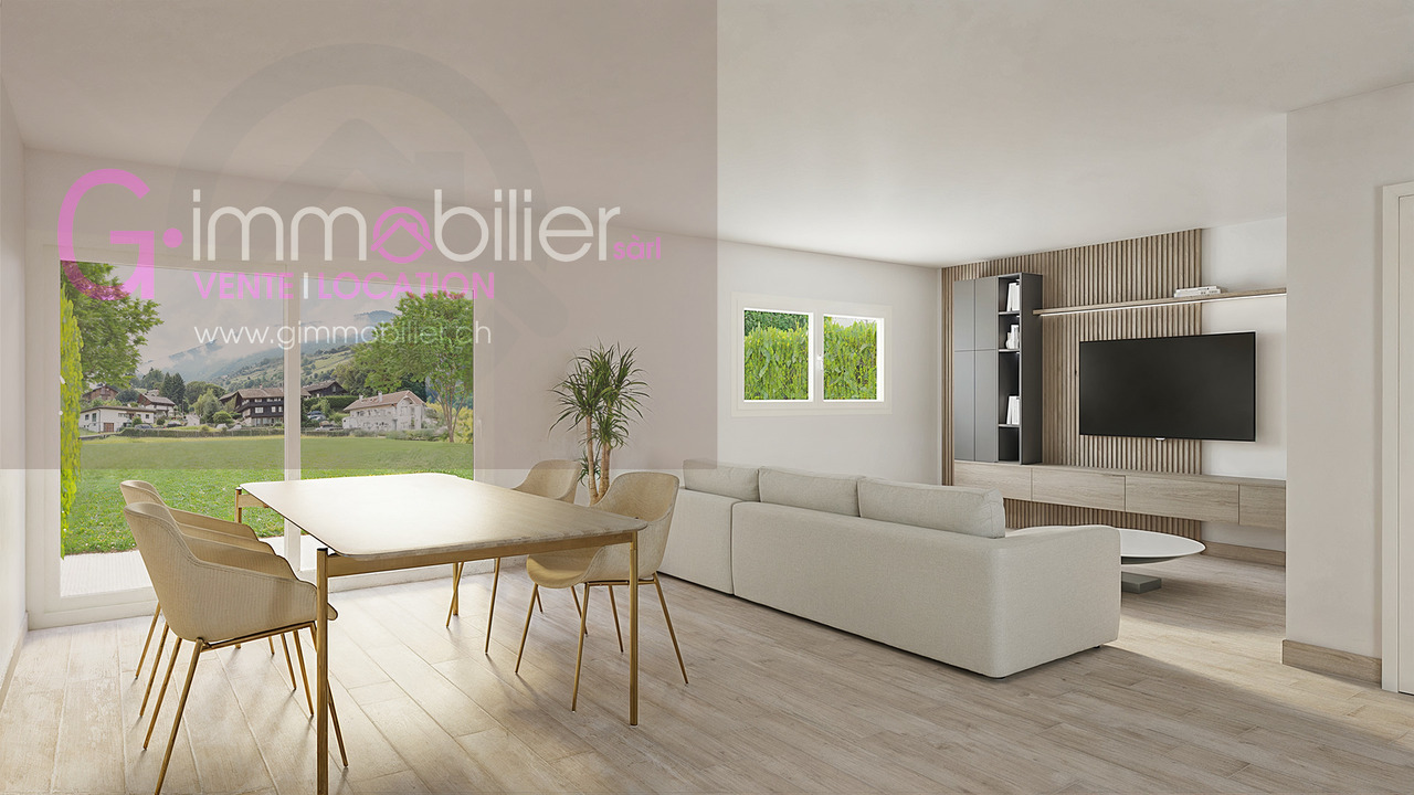 Unique project on the heights of Monthey, in a villa district