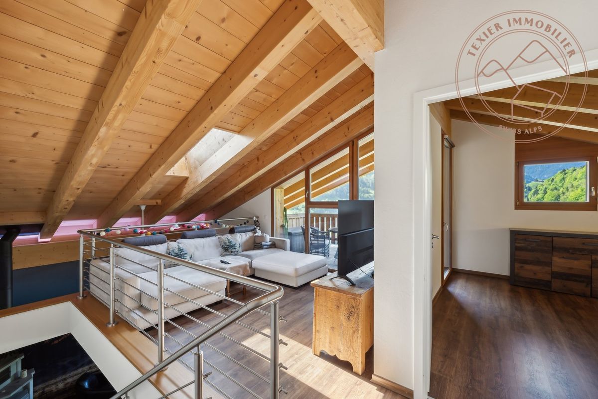 Superb duplex apartment of 7.5 rooms for sale in Val-d'Illiez