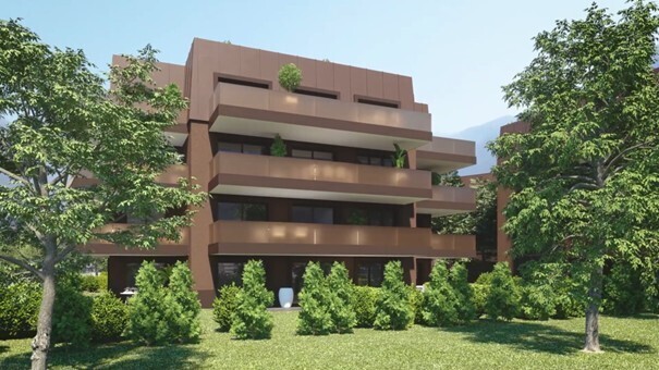 3.5 room apartment, new, terrace and garden in the center of Martigny