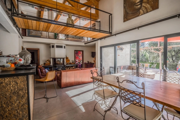 Grimaud, countryside environment close to the village