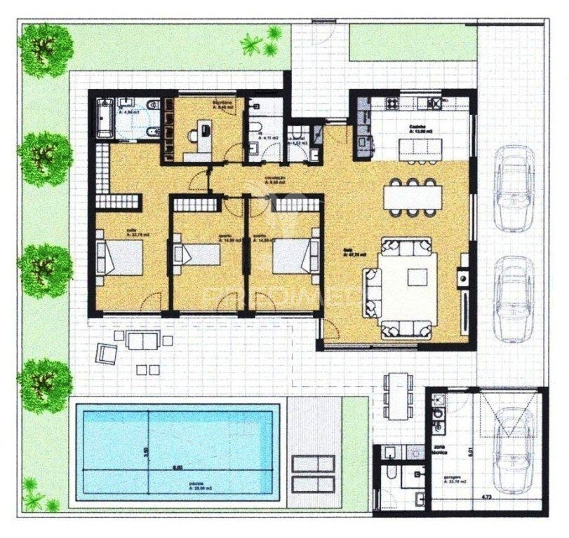 Detached House T4, w/Pool and Garage, Qta. Marchioness III