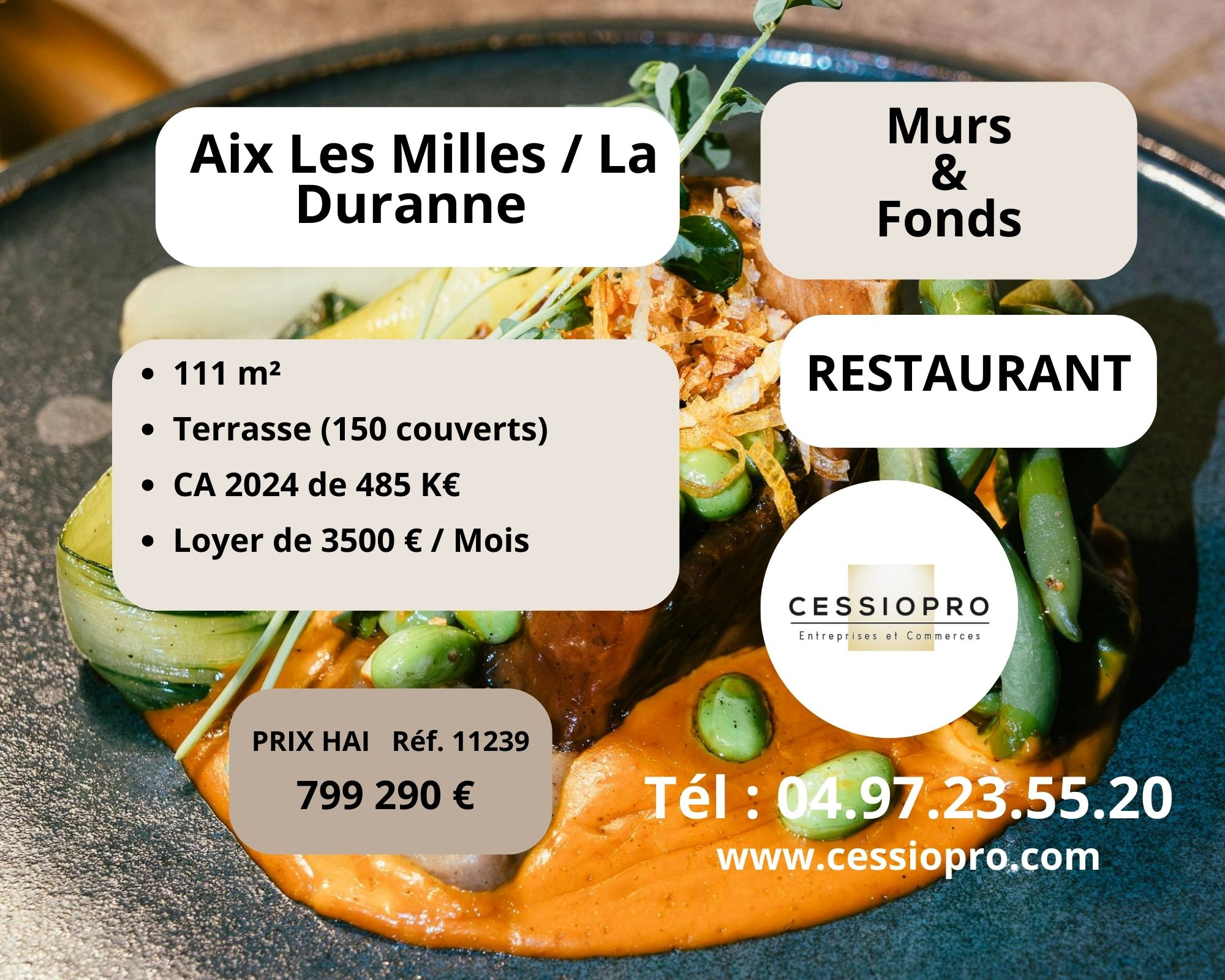 RESTAURANT WALLS & BACKGROUNDS Aix les Milles/La Duranne