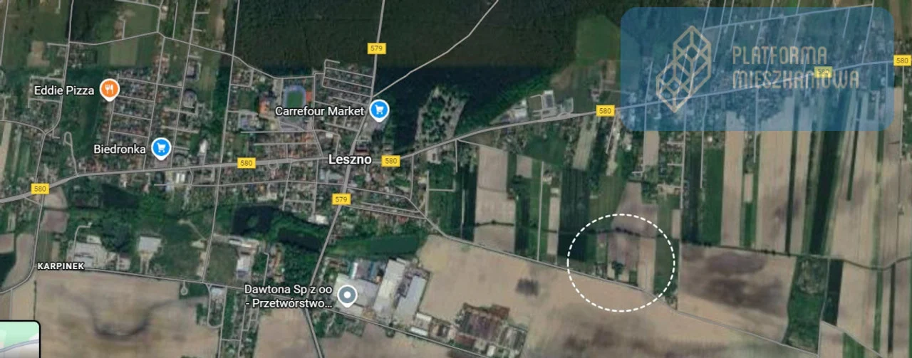 Land Plot for sale, mazowieckie warszawski zachodni , Ogrodowa (Leszno, Poland)