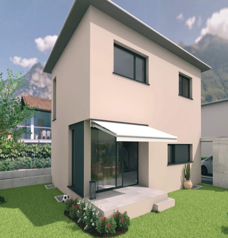 Detached 4.5-room detached house with garden and carport in PrositoCasa indipendente di 4,5 locali con giardino e posto auto cop…