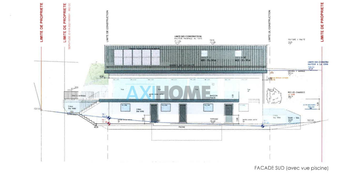 Building plot with lake view with permit in force of a detached villa