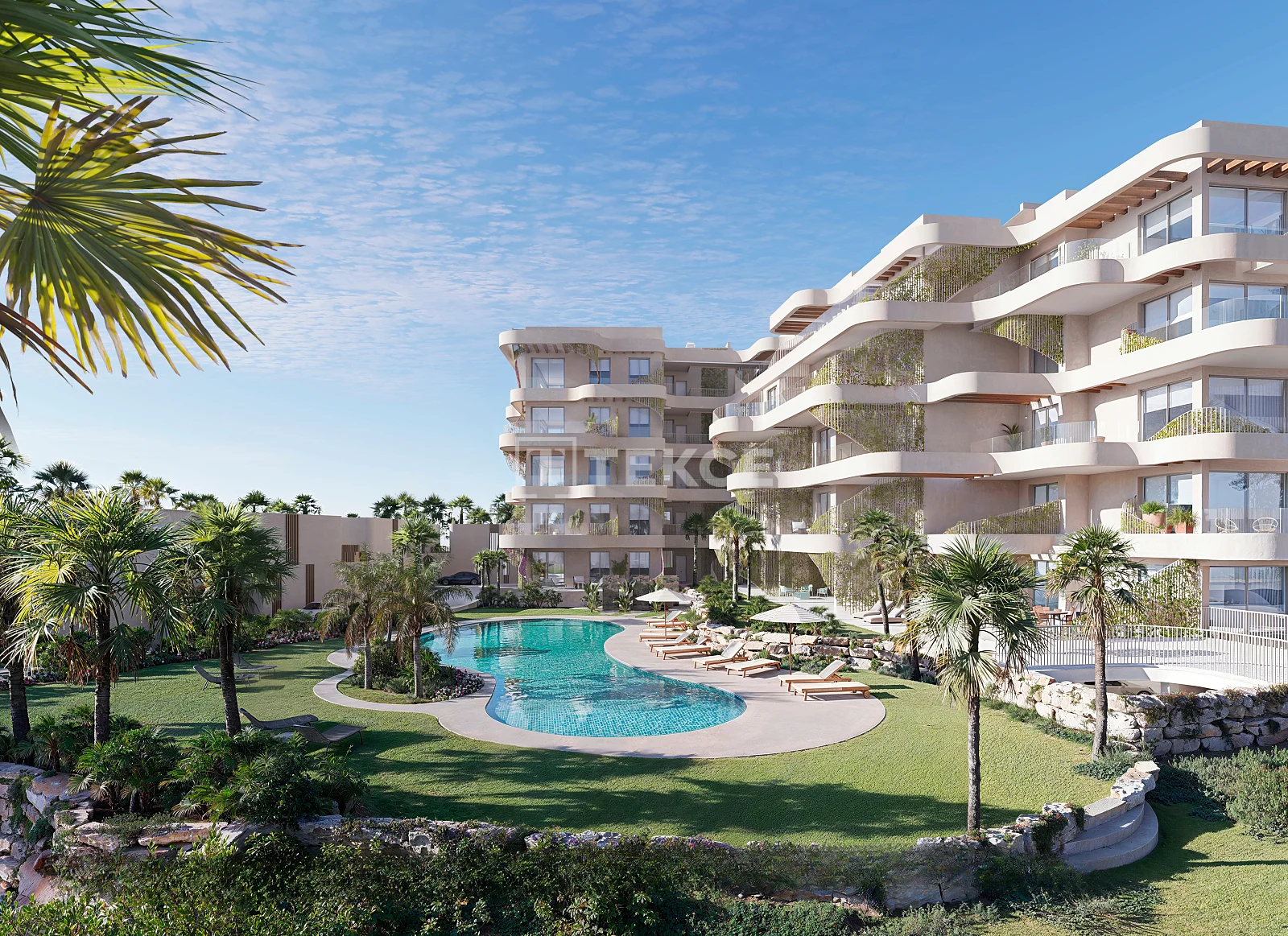 Modern Golf View Apartments with Terrace in Murcia
