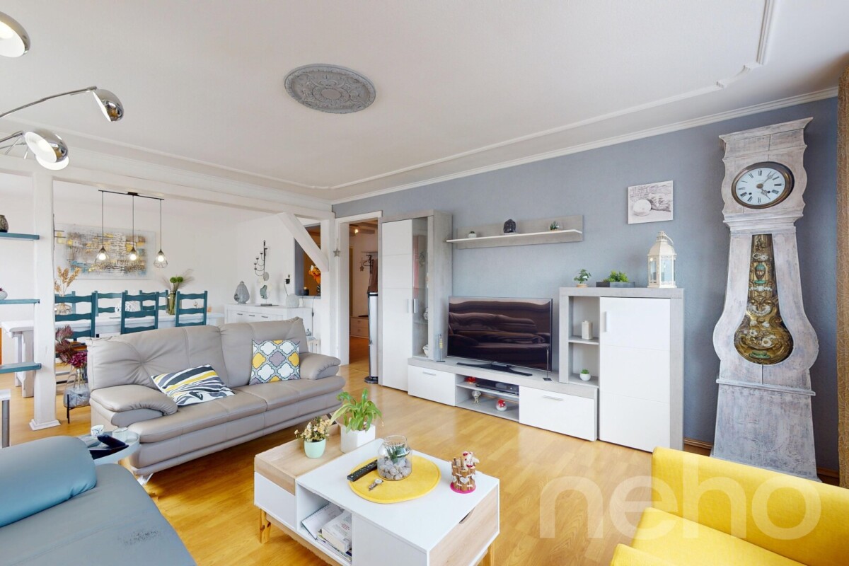 Bright 3.5 room apartment with stunning views and garage box