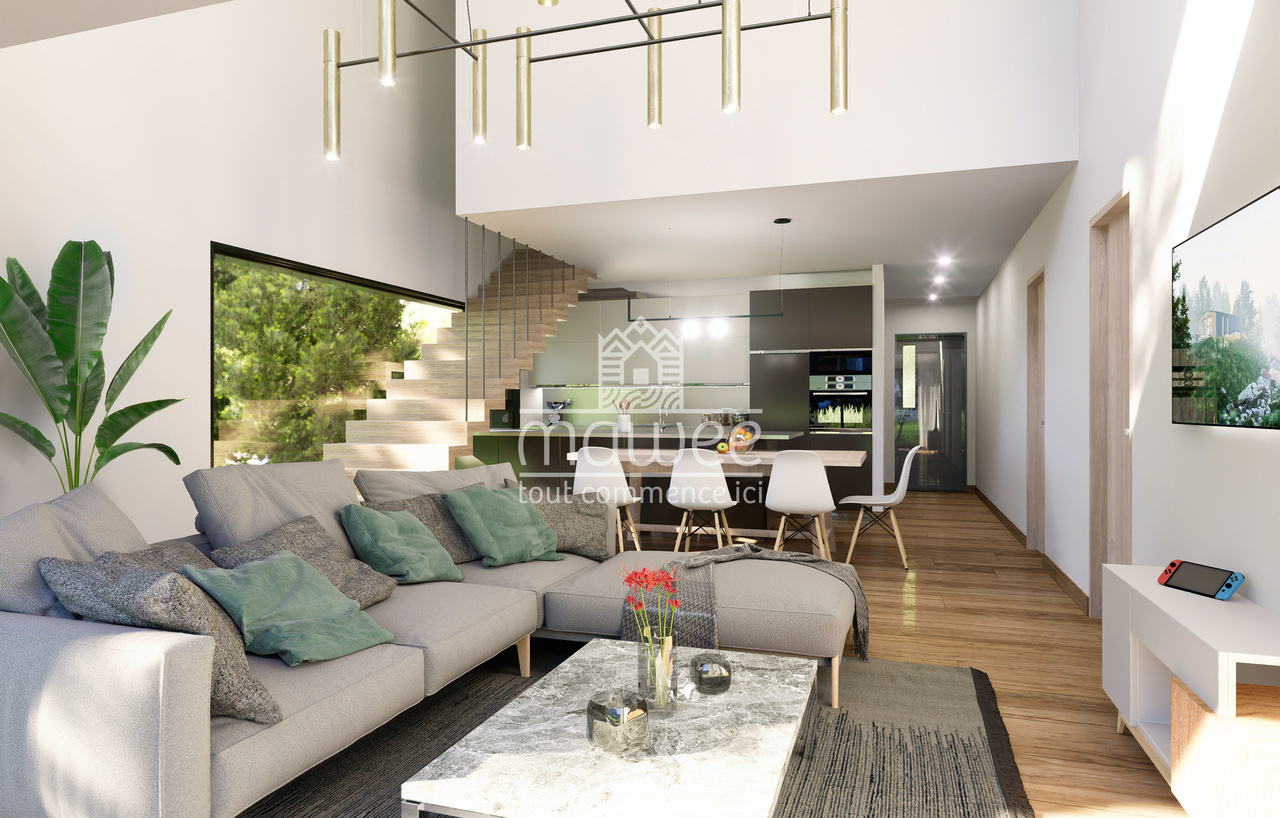 New contemporary villa in Saillon – A preserved living environment