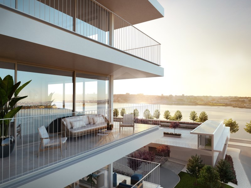 3 bedroom apartment in the Colina Outeiro condominium in Baía do Seixal