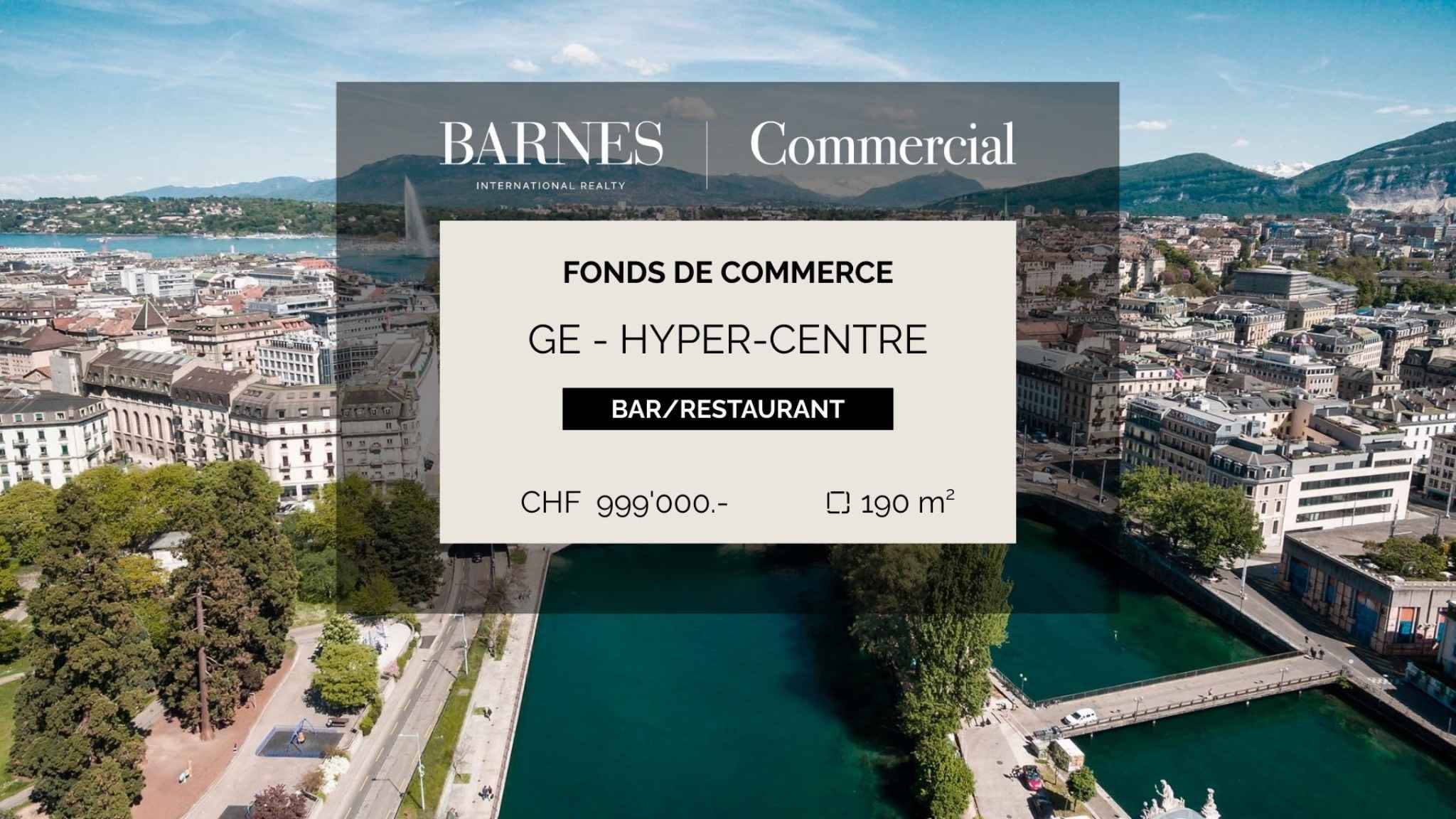 Business - bar/restaurant - Geneva Centre