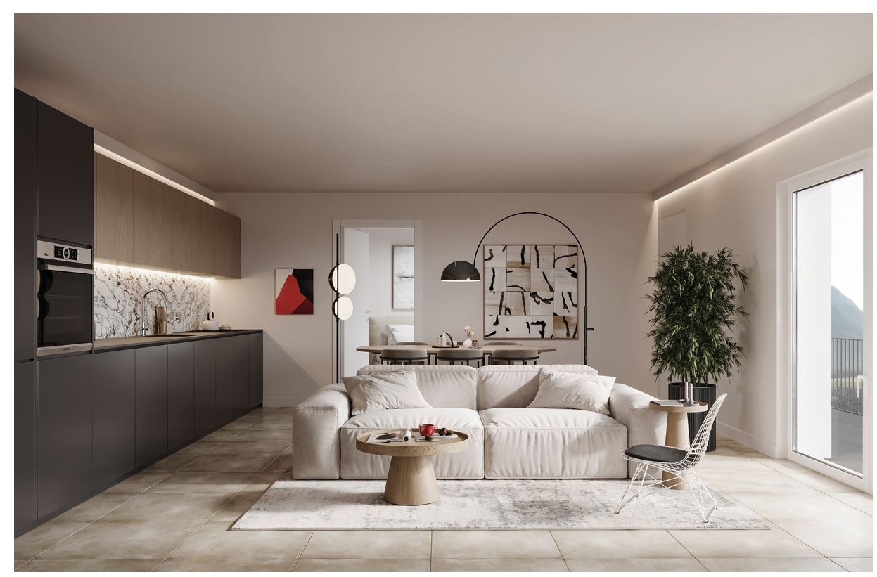 Nuovo complesso residenziale Sassa a Gnosca - Vendesi nuovo 4.5 locali + monolocale