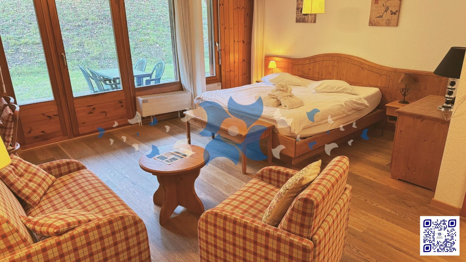 For sale: Renovated studio with direct access to the thermal baths - Eaux-Vives - Ovronnaz, Valais