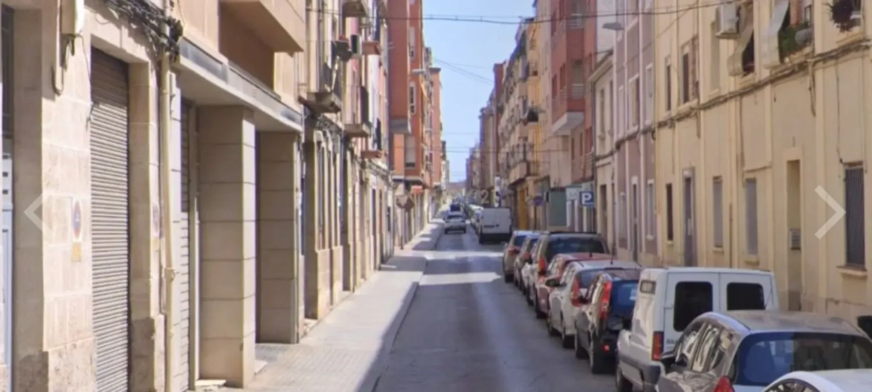 Property without possession and without access to the interior