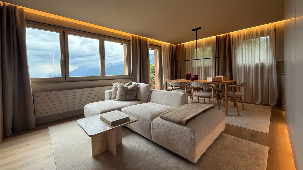Luxurious 3.5-room apartment completely renovated - Crans-Montana