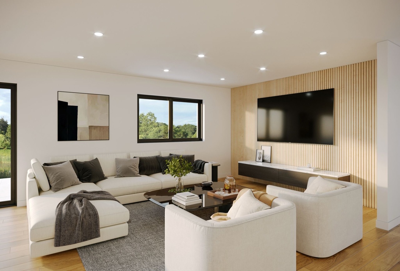 New off-plan villa in a green space