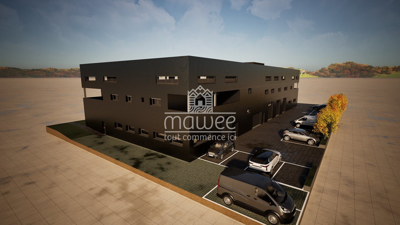 Spacious office of 104 m² with parking space included