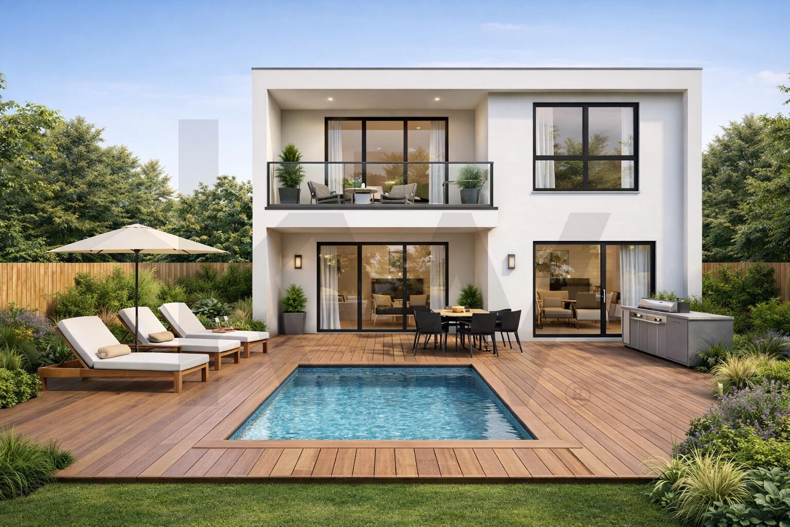 Land with 391m2 in Trajouce for the construction of a semi-detached house.