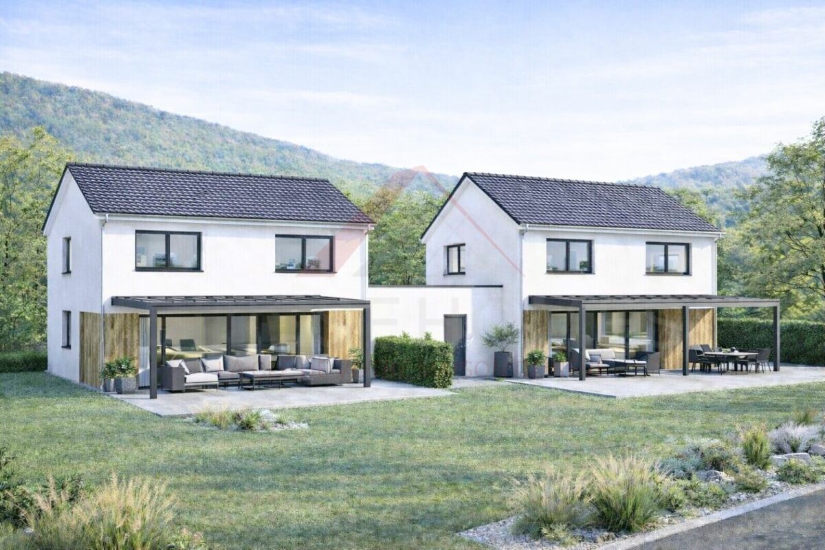 Courtételle - New 5.5 room villa with large garden 830 m², bright living room of 42 m² & modern services