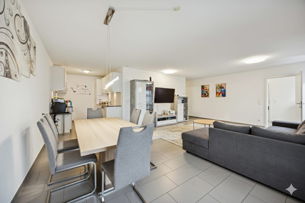 Bright 3-room apartment with 19 m² balcony for sale in Trimbach