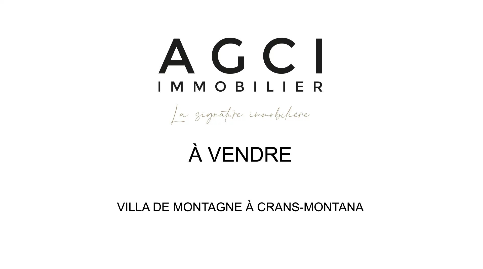 Exceptional villa just two minutes from the center of Crans-Montana