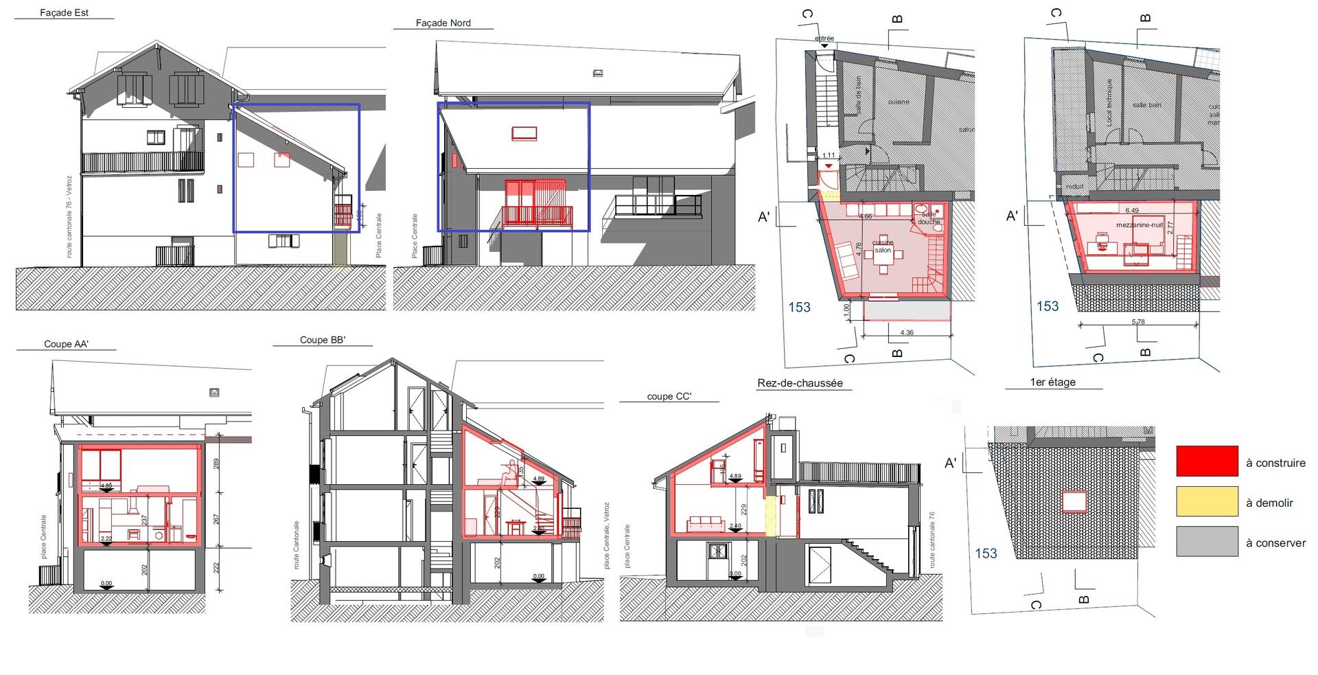 VÉTROZ - sale Duplex 2.5 rooms under renovation with high potential