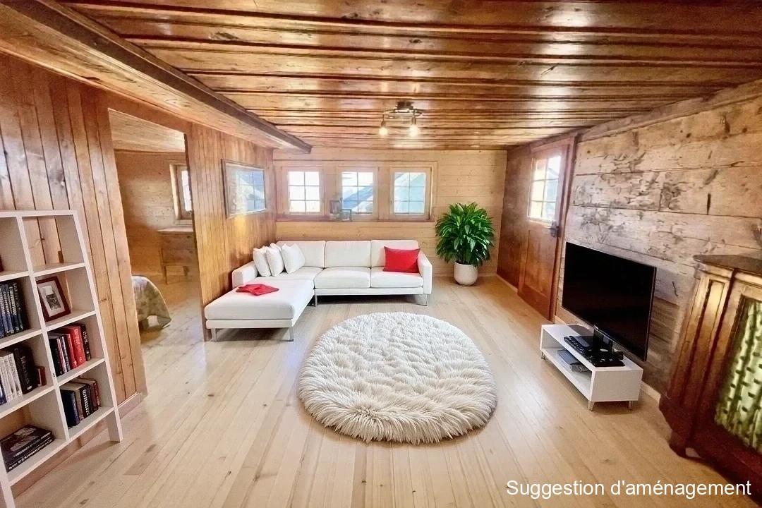 Charming apartment in the heart of the old village of Lens, largely renovated