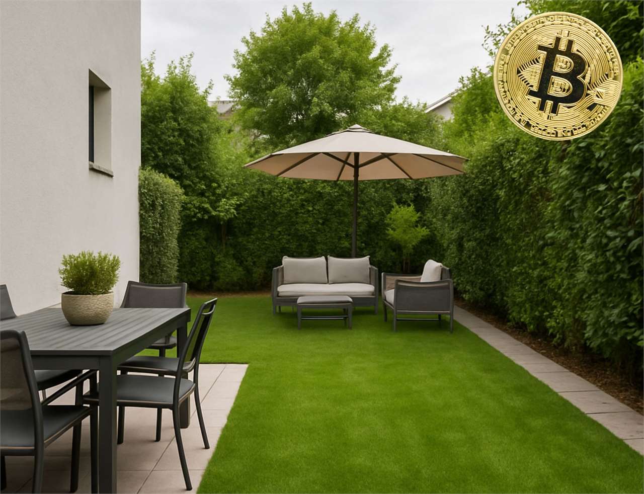 Elegance, comfort and a 200 m² private garden