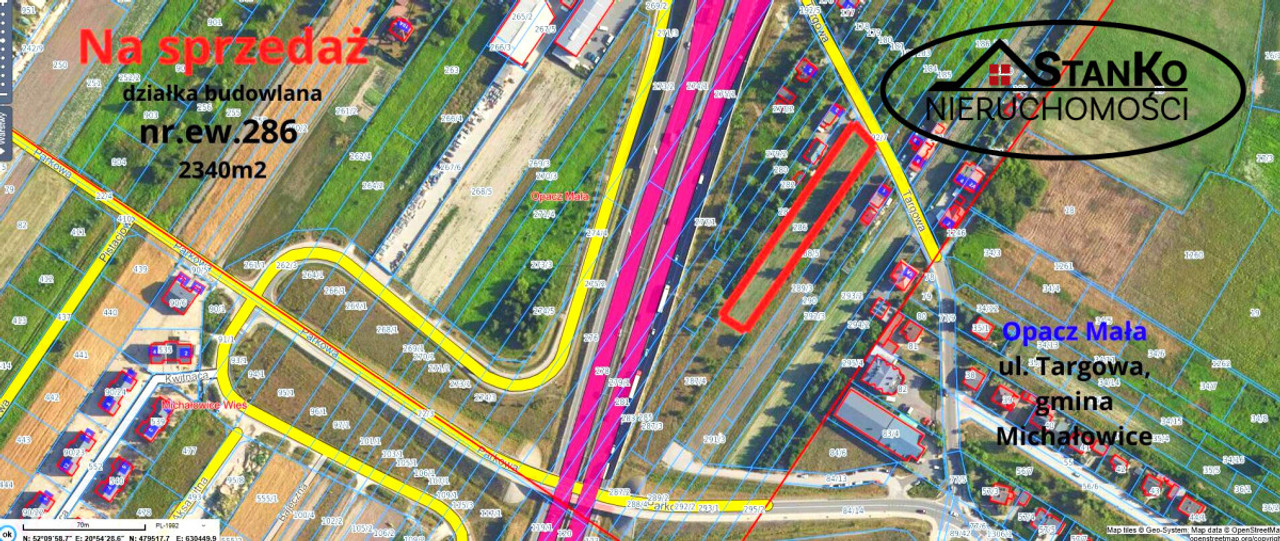 Land Plot for sale, mazowieckie pruszkowski , Targowa (Michałowice, Poland)