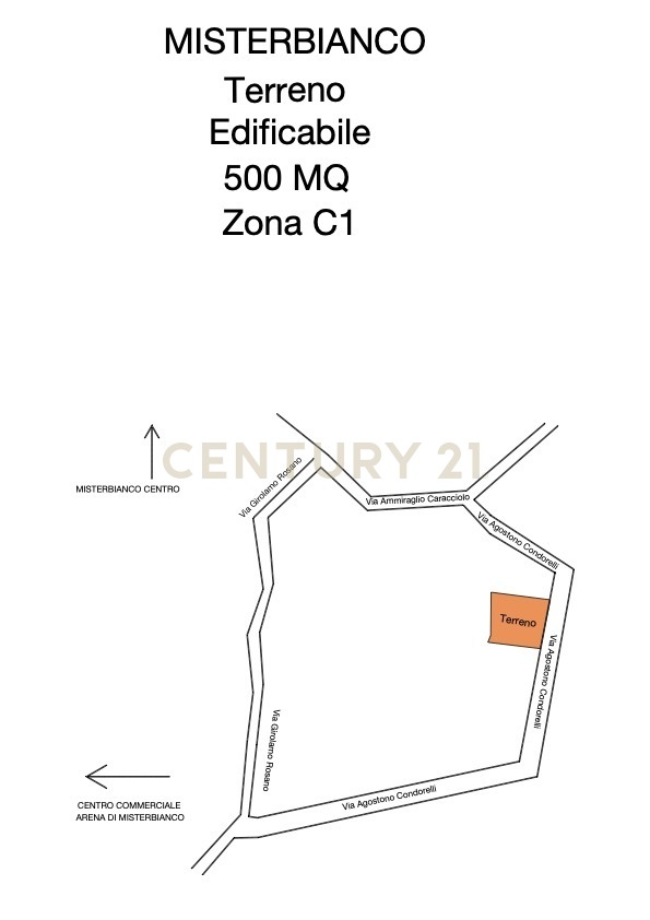 Land Plot for sale, Via Agostino Condorelli, 27 (Misterbianco, Italy)