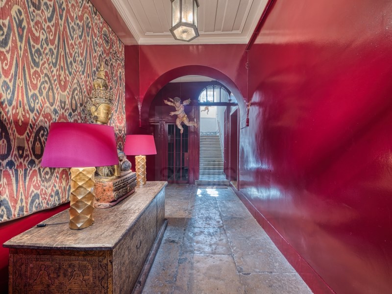 Building in the historic center of Lisbon