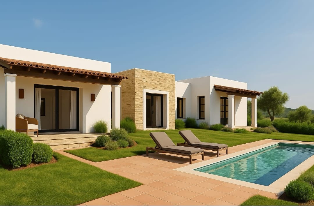 Exclusive Plot with License and Basic Project for a Country Estate in the Rustic Area of Can Furnet