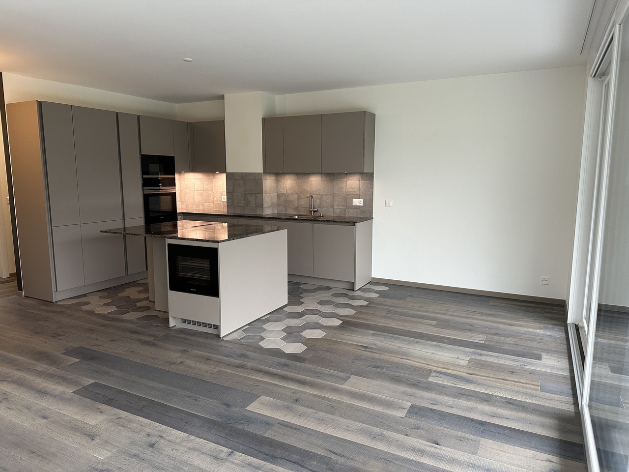 Garden level apartment in a small condominium