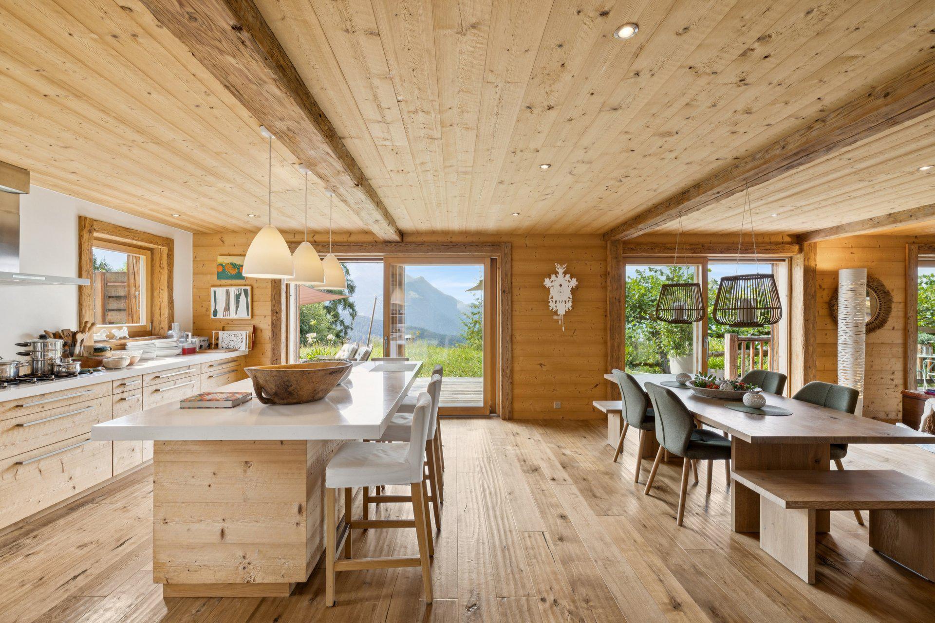 Elegant Family Chalet with Panoramic Views & Terraced Garden in Villars-sur-Ollon